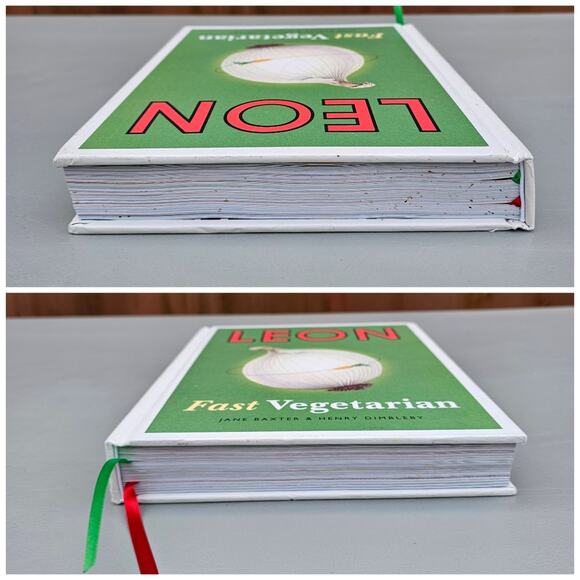 Fast Vegetarian Cook Book Hard Back Books Kitchen Recipes Foodie Cooking Leon - Picture 4 of 10